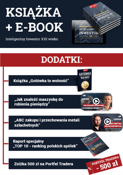 Pakiet specjalny: 4 tomy + E-book Inteligentny Inwestor XXI wieku + gratis książka „Gotówka to wolność” + 2 nagrania video + raport o spółkach z GPW